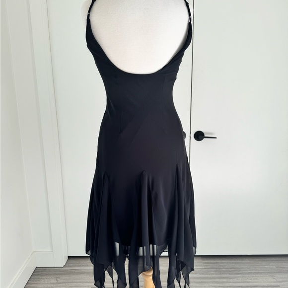 vintage 90s asymmetrical midi dress - Picture 3 of 3